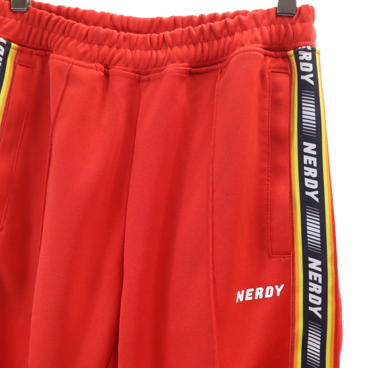 ノルディ　ジャージ上下 NERDY ノルディ ジャージジャケット 上下 セットアップ S 赤