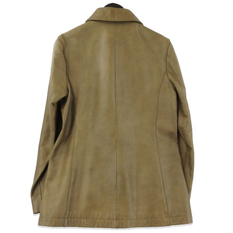APC アーペーセー レザージャケット 牛革 フランス製 ジップ
