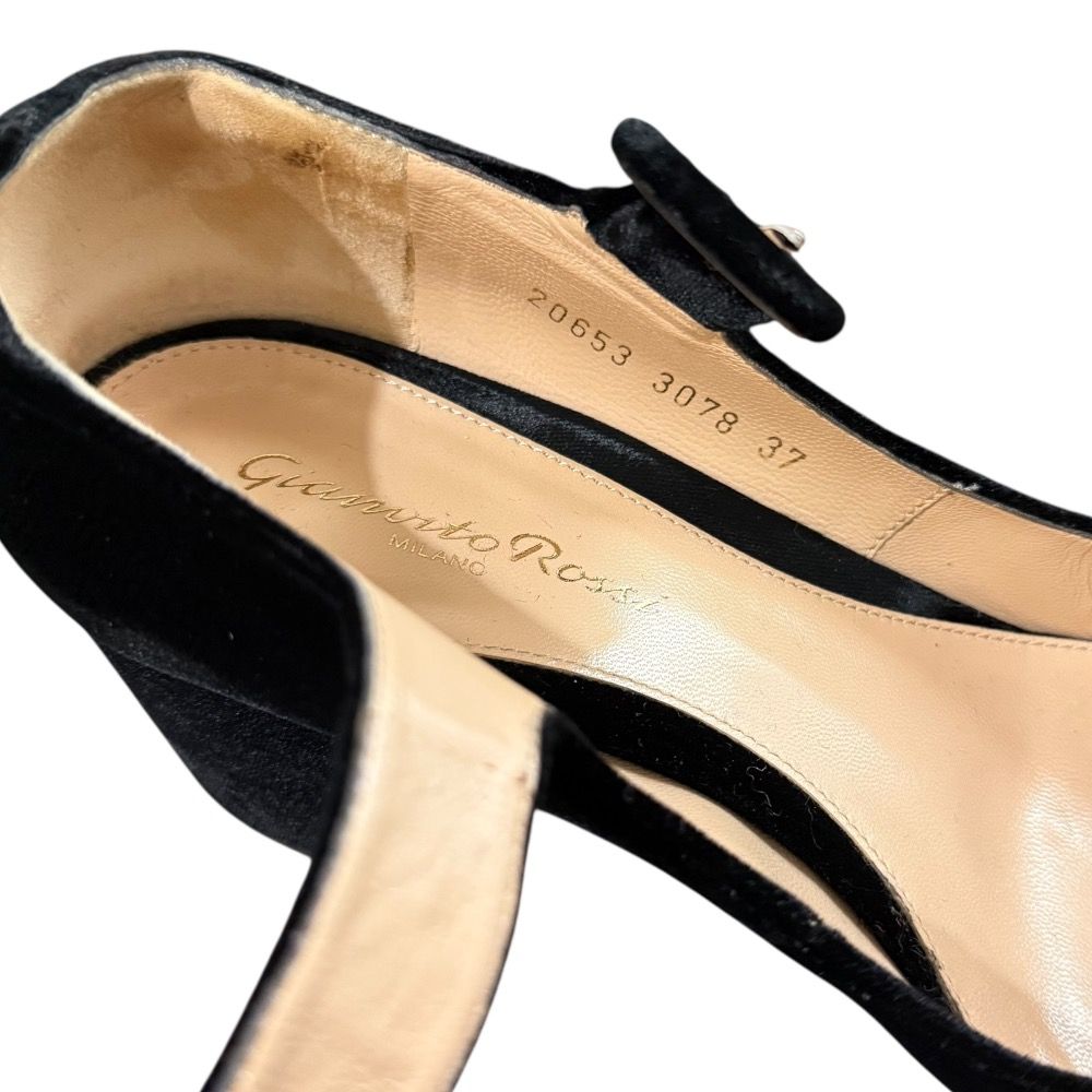 美品 Gianvito Rossi ジャンヴィトロッシ メリージェーン パンプス  