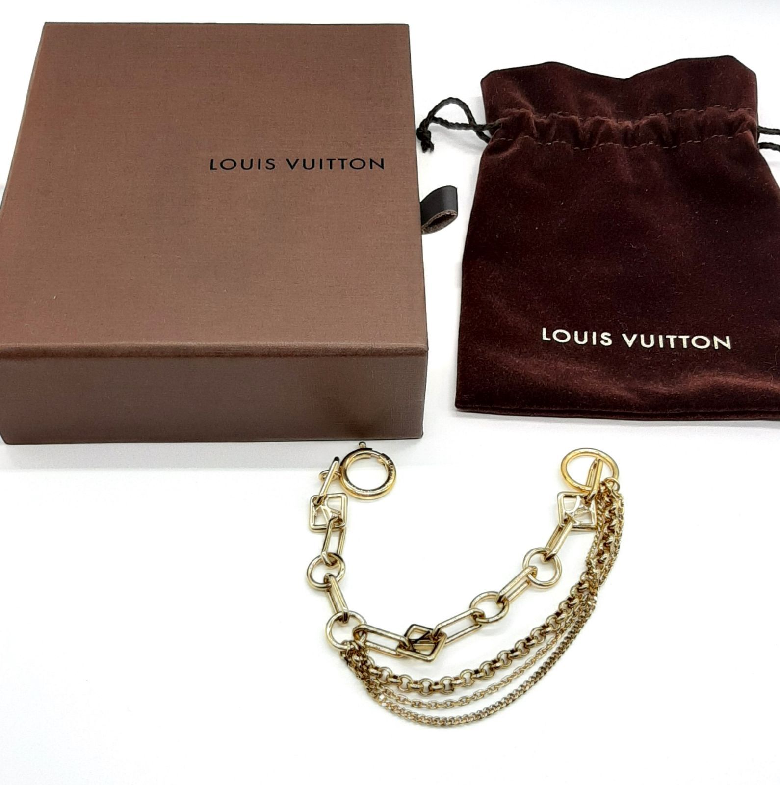 Louis Vuitton ルイヴィトン ブレスレット ブラスレ シェーヌ ベガス