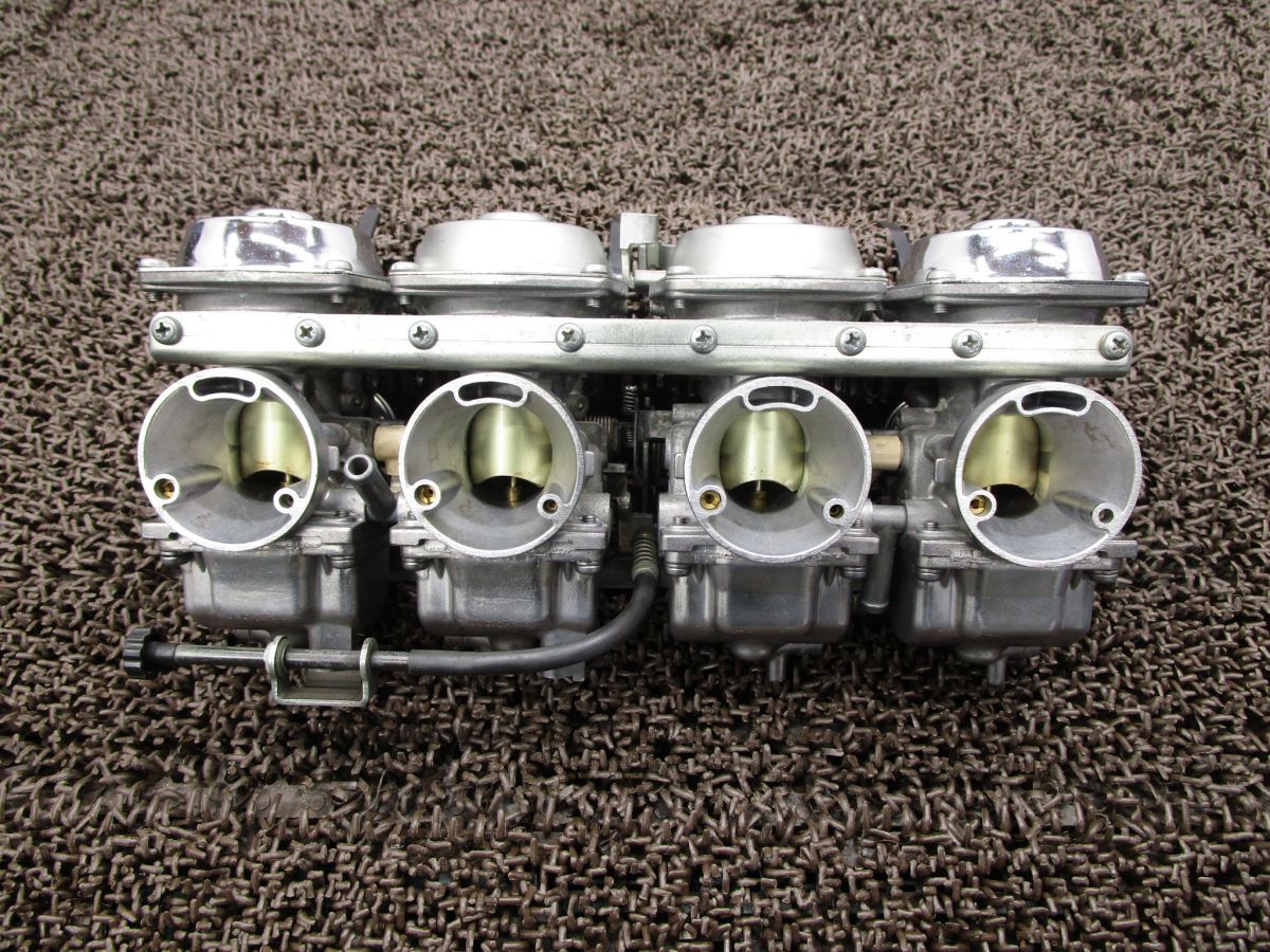 XJR1200 キャブレター ▲A6793 4KG OH素材に ヤマハ 4CC キャブ車 動画有