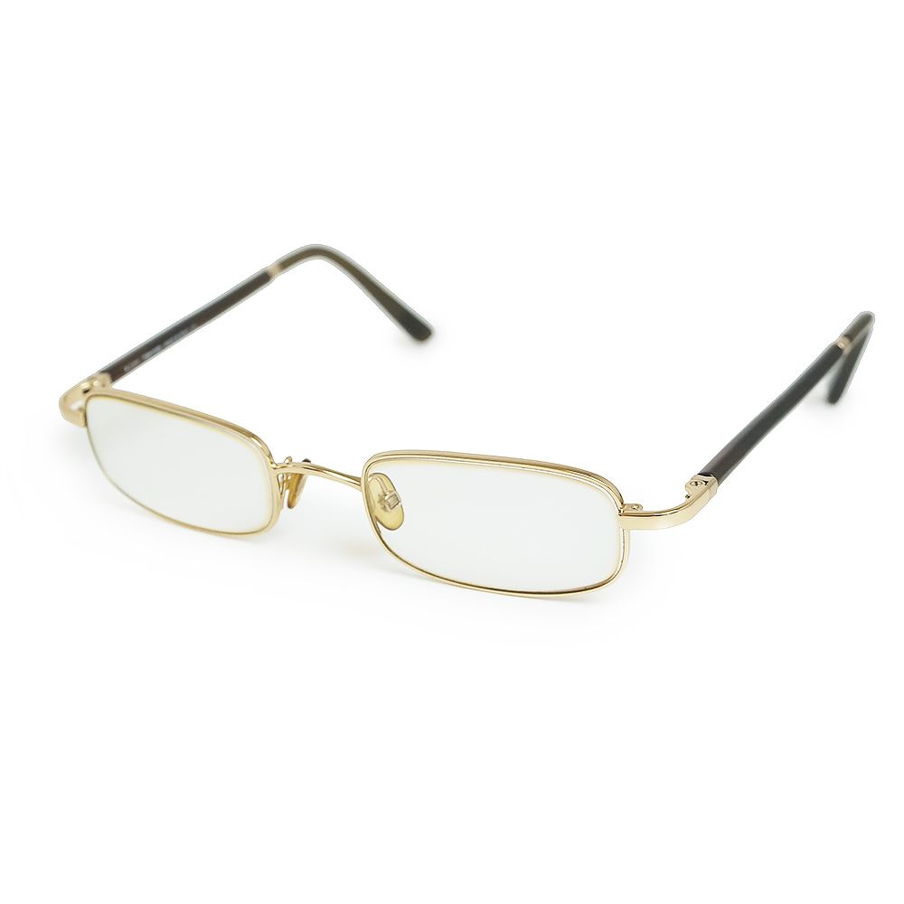 トムフォード スクエア メガネ 眼鏡 度入り メタル ブラウン ゴールド 茶 TF5219 箱付 TOM FORD（中古） トムフォード スクエア メガネ 眼鏡 度入り メタル ブラウン ゴールド