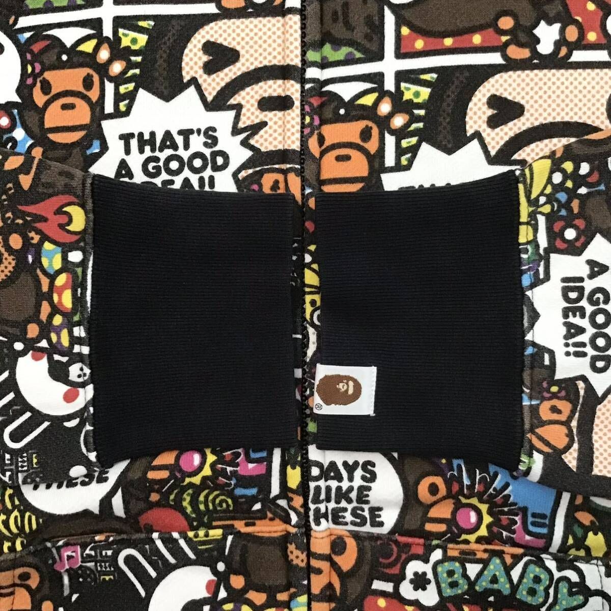 Comic milo & lisa フルジップ パーカー Lサイズ a bathing ape BAPE 