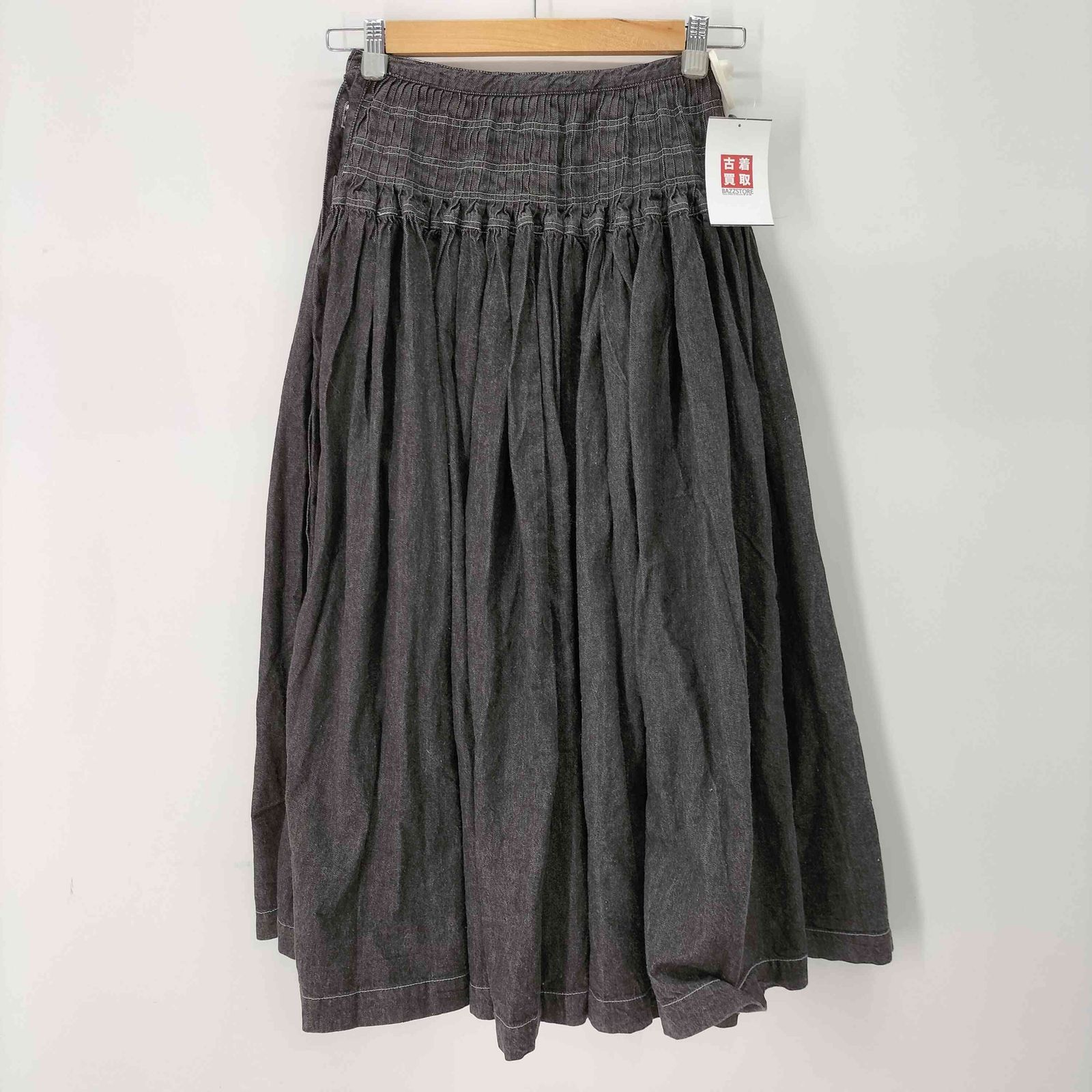 ピンクハウス PINK HOUSE ギャザーデニム スカート レディース 表記無