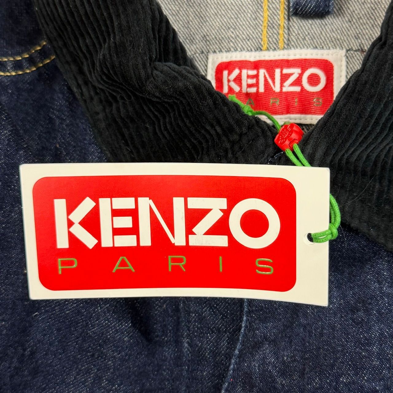 定価103400円 KENZO 22AW WORKWEAR DENIM JACKET POPPY ポピー刺繍 