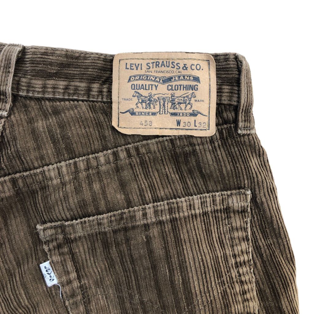 Levi's リーバイス 458 コーデュロイパンツ ブラウン (メンズ W30 L32