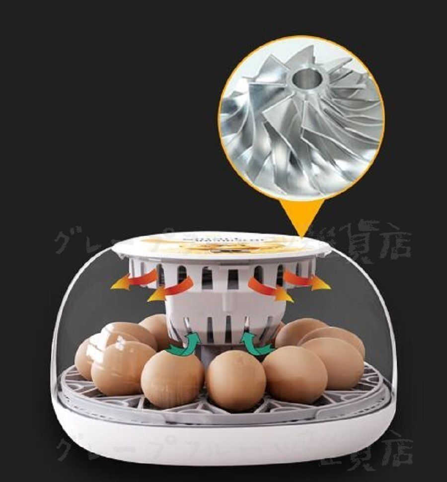 ☆㉗自動孵卵器 ふ卵器 温度表示 自動転卵/加湿 鶏卵16個入卵可能 Amazon | Moongiantgo 自動孵卵器 ふ卵器 温度表示 自動転卵