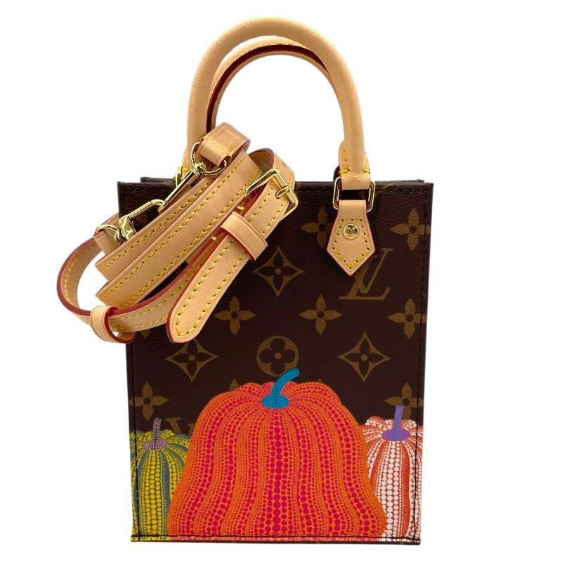 国内発送ヴィトン プティ サック プラ草間彌生 パンプキン ルイ・ヴィトン LOUIS VUITTON プティット・サック・プラ 草間