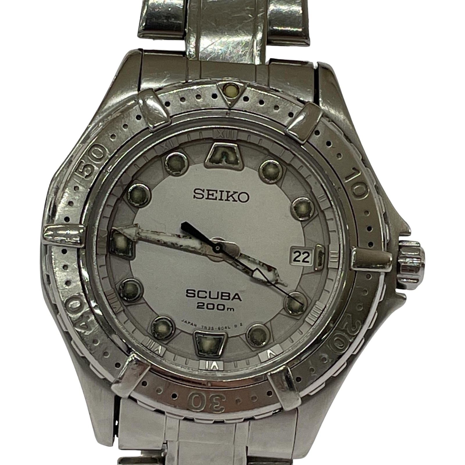 SEIKO セイコー 7N35-6050 SCUBA腕時計/シルバー - メルカリ