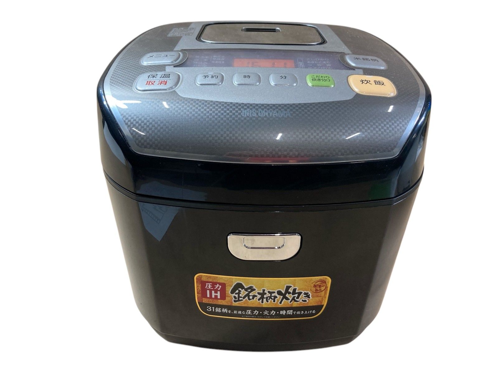 圧力IHジャー炊飯器 炊飯 家庭用圧力がま RC-PA10-B アイリスオーヤマ IRIS OHYAMA 銘柄炊き 現状品 8.15kg