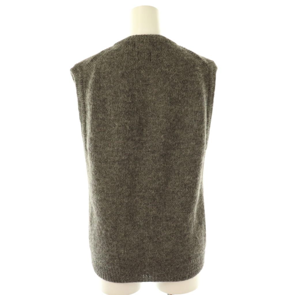 VINTAGE/ Yves Saint Laurent/ ニットベスト / 36 人気 イヴ サンローラン オム ウール Vネック ニット ベスト
