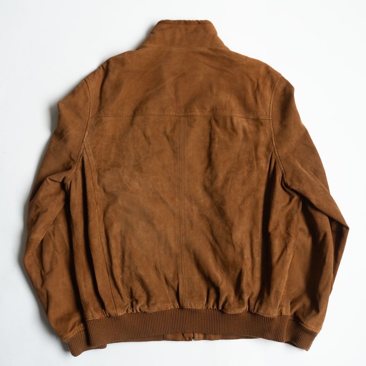 美品】 BROOKS BROTHERS 【スウェード スイングトップ】L ブラウン  