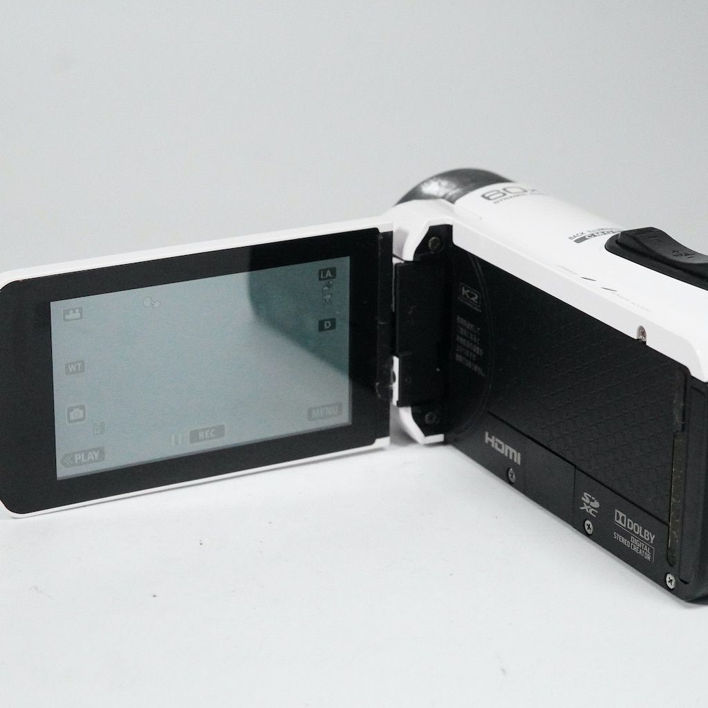 【動作確認ＯＫ】JVC Everio GZ-F100-w Amazon.co.jp: JVC KENWOOD JVC ビデオカメラ EVERIO 内蔵