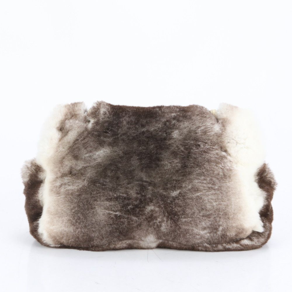 極美品 シャネル シリアルシール付 ラビット ファー 2WAY