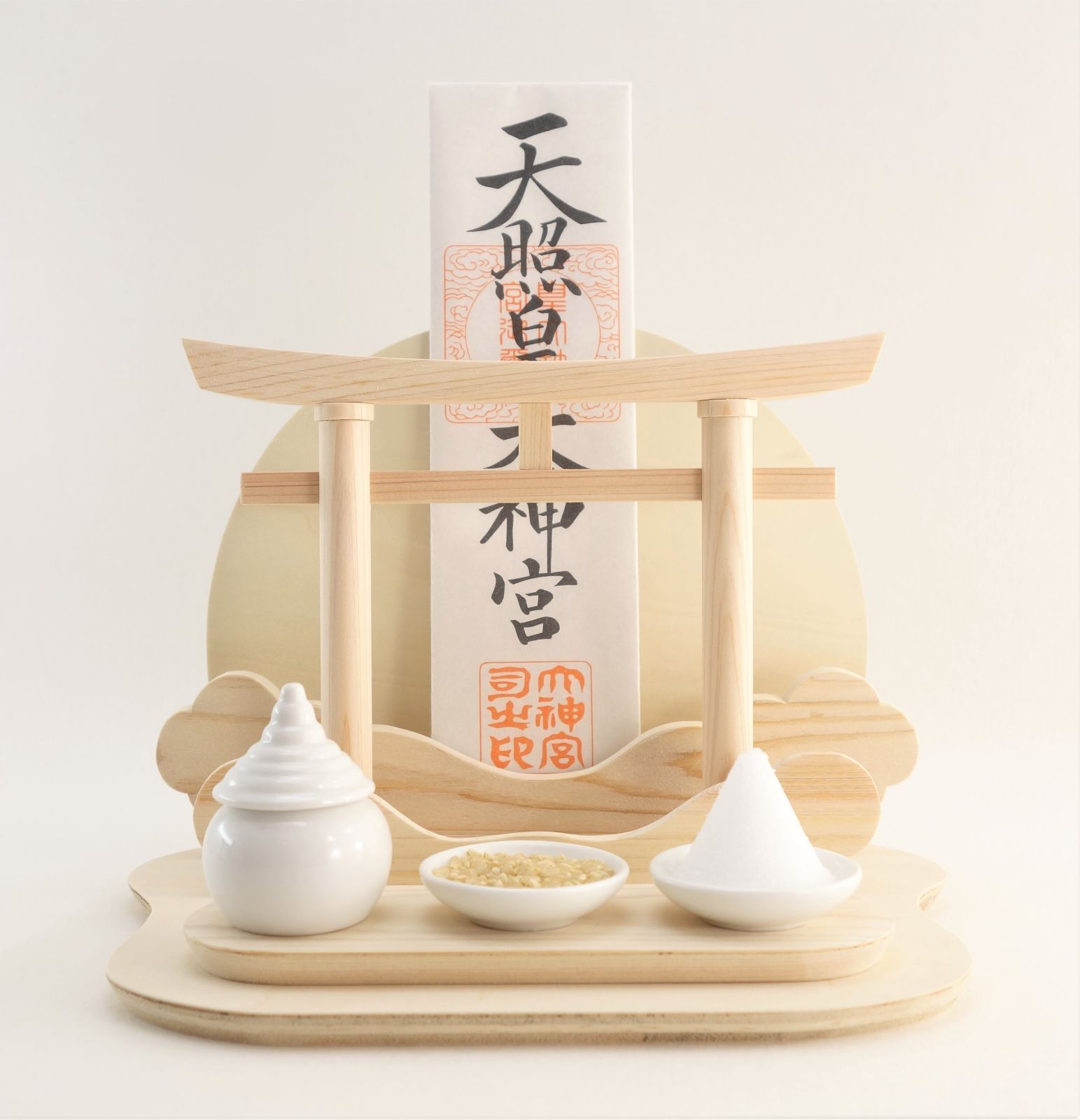 神棚 あまくも 神具３点セット 御札立て