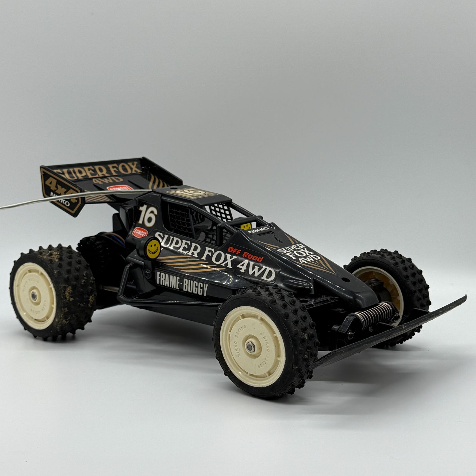 【動作確認済み】ニッコー　SUPER FOX 4WD　ラジコンカー Amazon.co.jp: ニッコー ラジコン 1/14 40MHz フレームバギー