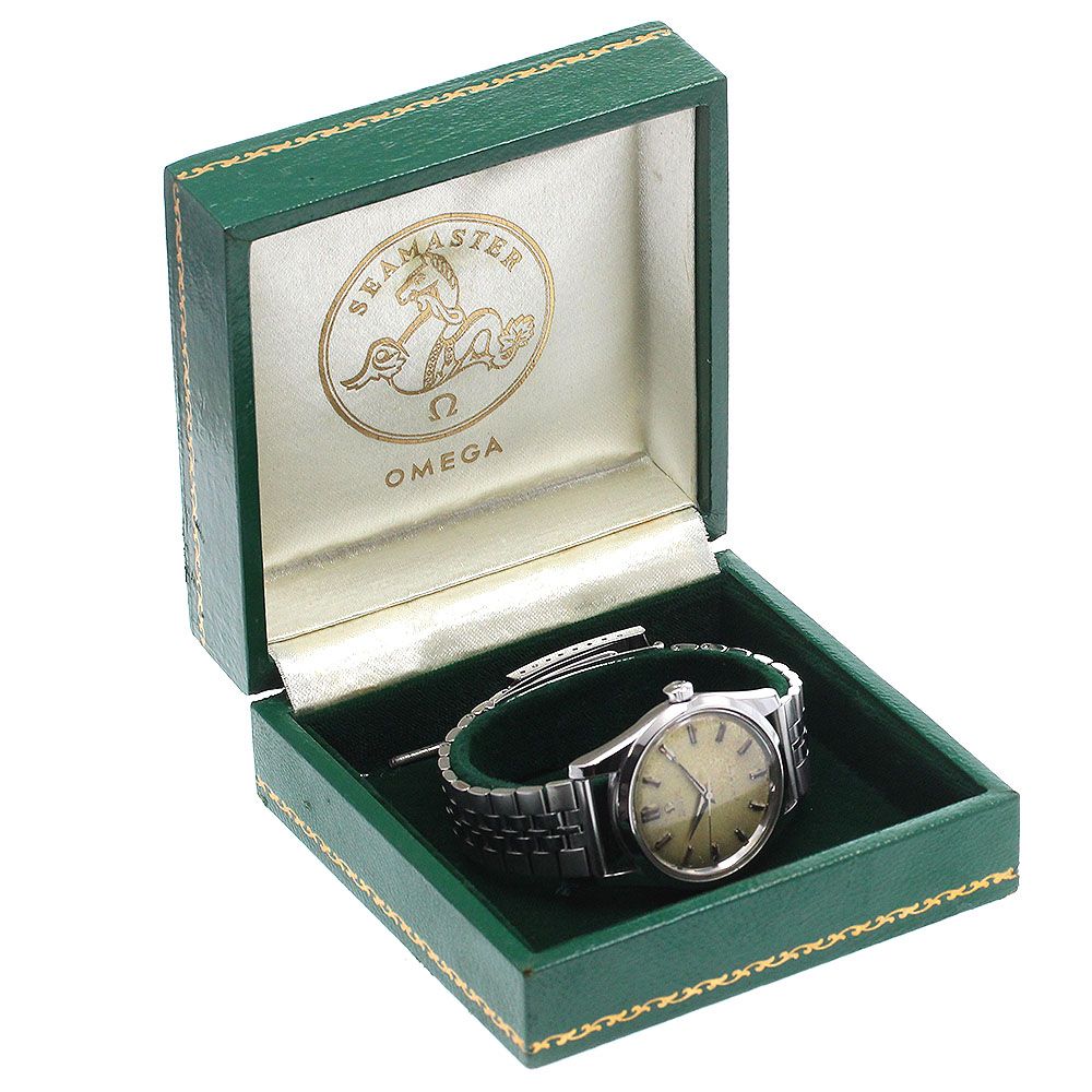 オメガ OMEGA 2975-1 シーマスター cal.501 自動巻き メンズ内箱付き_