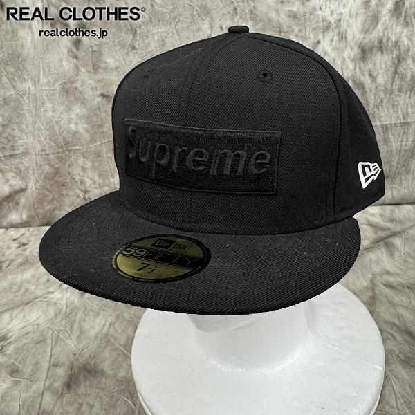 Supreme×NEW ERA/シュフ?リーム×ニューエラ【14AW】Tonal Box Logo Cap/トーナル ボックスロゴキャップ/帽子