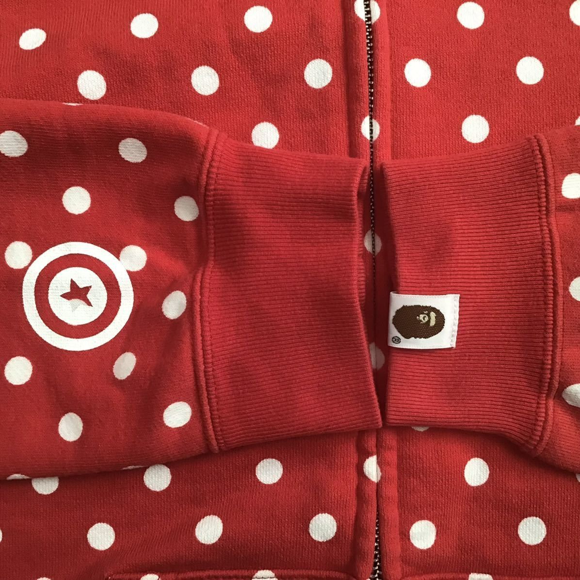 Dot シャーク パーカー レディース XSサイズ a bathing ape BAPE shark 