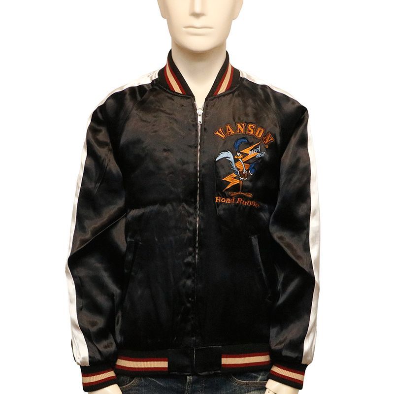 ベ*ィ様 Vanson Looney Tunes 黒　トラックジャケット 美品 ベ*ィ様 Vanson Looney Tunes 黒 トラックジャケット 美品