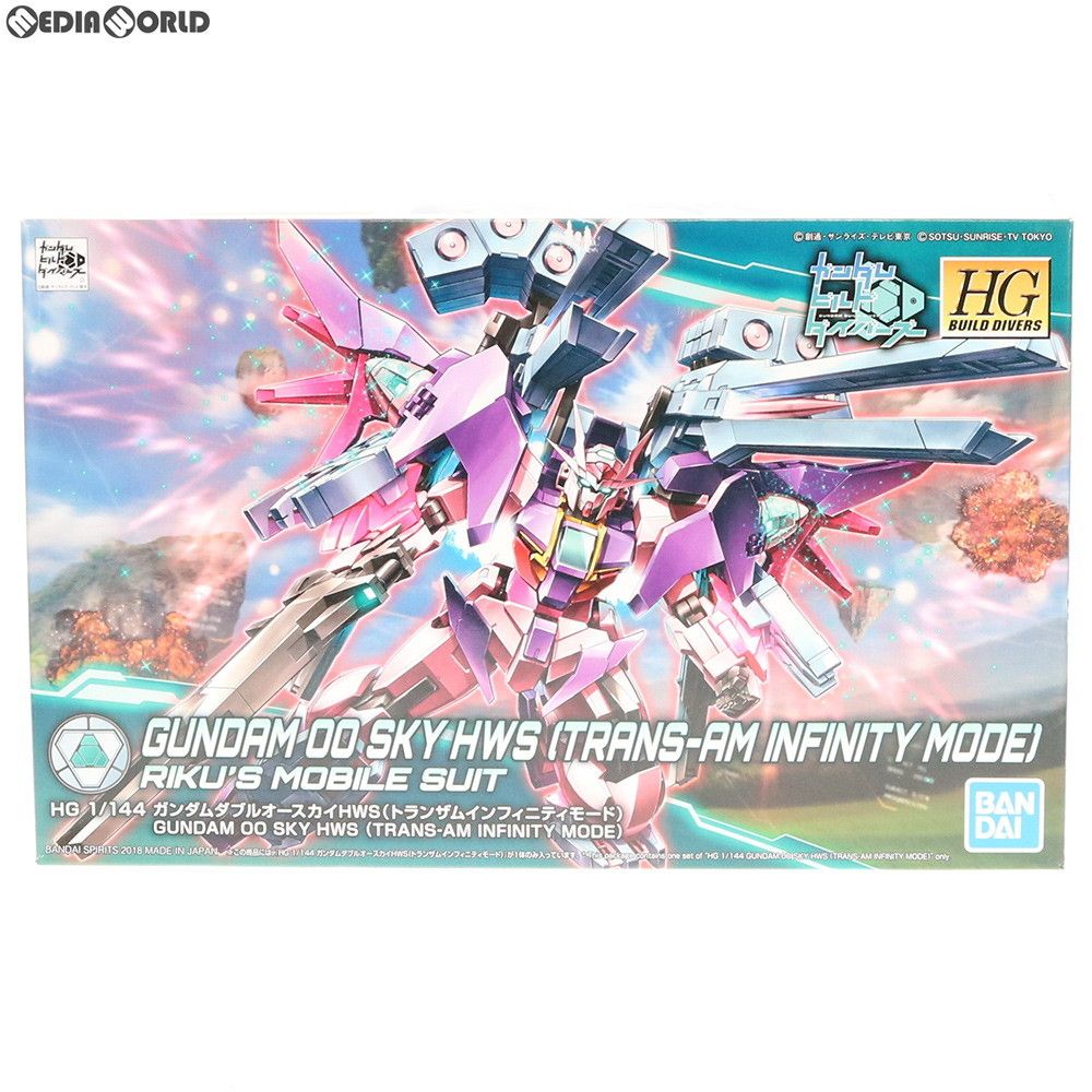 HGBD 1/144 GN-0000DVR/S ガンダムダブルオースカイHWS(トランザム