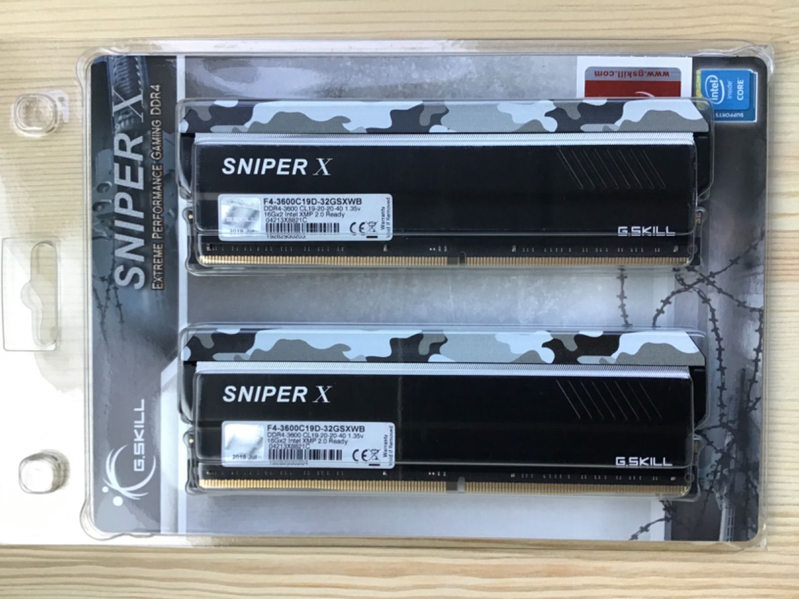 G.SKILL SNIPER X DDR-4 3600 16GB