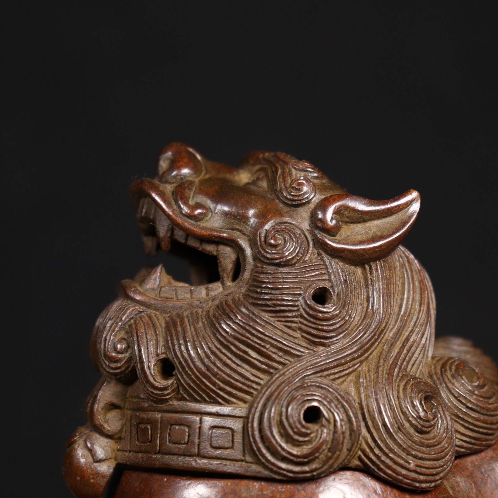 獅子の像 真鍮　狛獅子　狛犬　香炉　置物　オブジェ m66249453380_1.jpg?1731390584