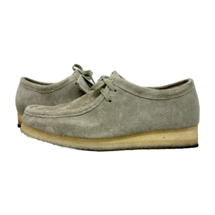 Clarks ORIGINALS クラークス 国内正規 24SS Wallabee Suede ワラビーシューズ ブーツ Pale Grey グレー  UK9.5 US10.5 27.5 G - メルカリ