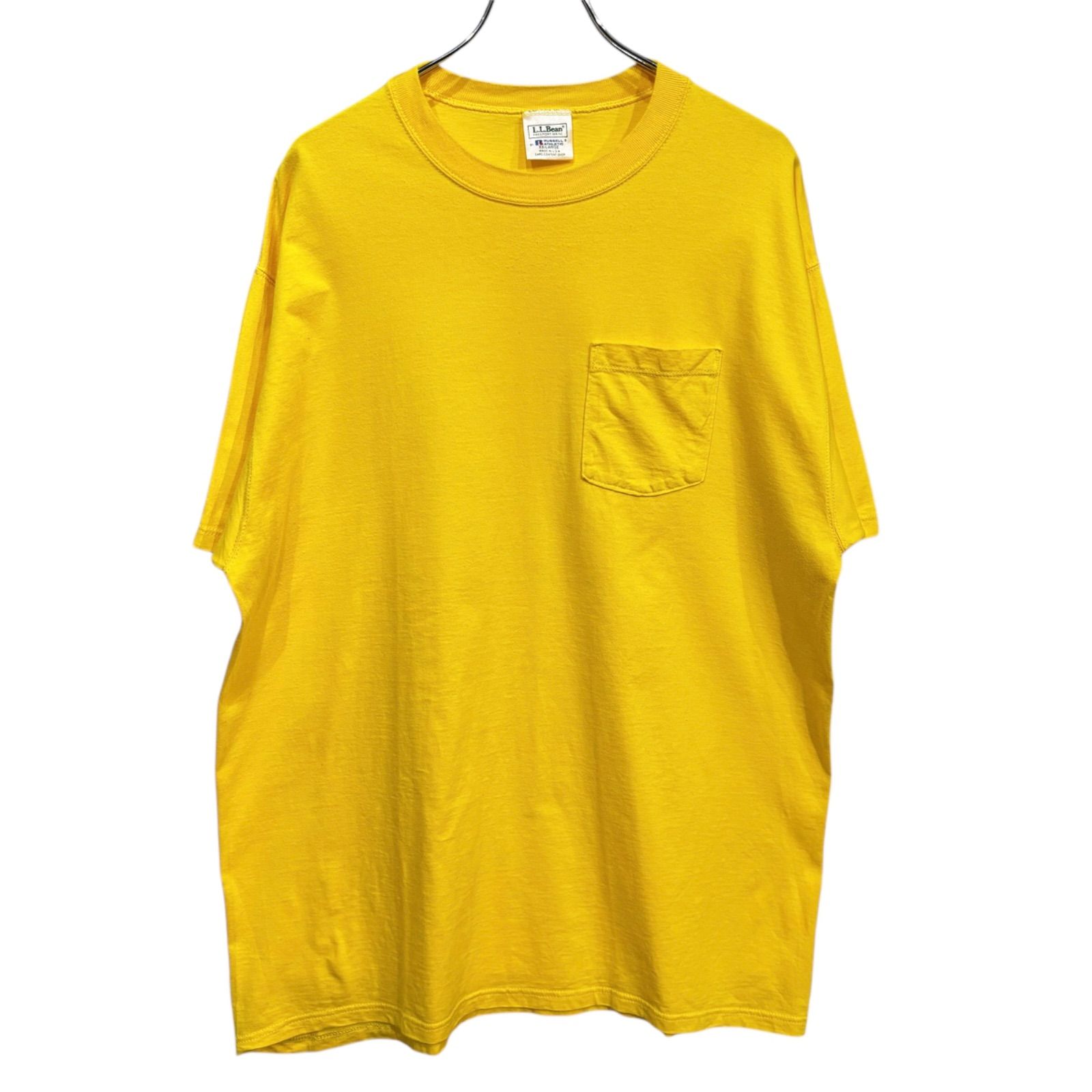 XXL】 90s L.L.BEAN by RUSSEL ATHLETIC Blank Pocket T-Shirt