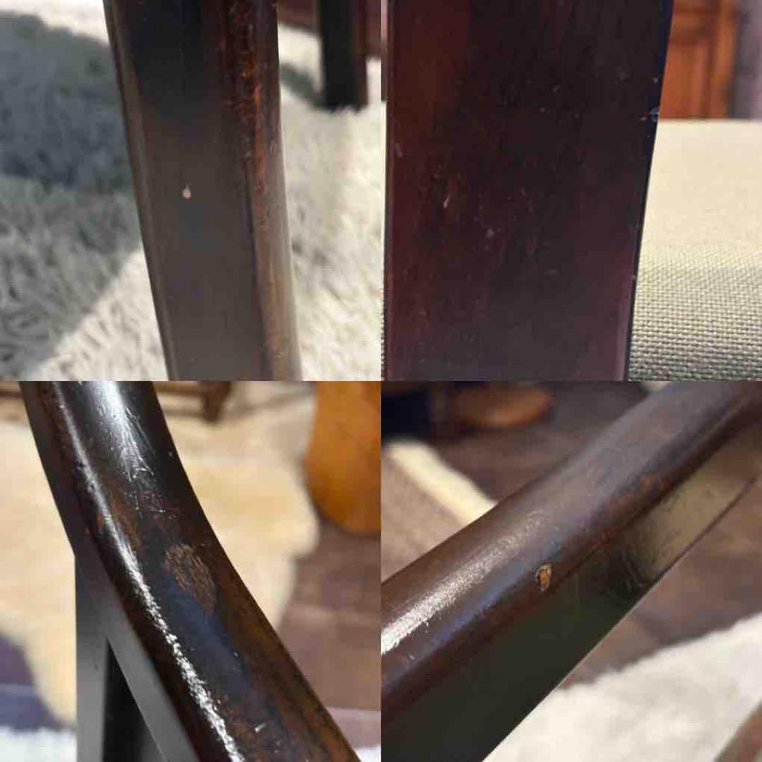 ②karimoku カリモク アームチェア ダイニングチェア ビンテージ IZ