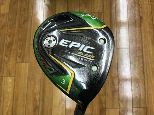 キャロウェイ EPIC FLASH STAR 3W フェアウェイウッド FW 純正特注シャフト フレックスS メンズ 男性用 右利き 右用 Dランク ゴルフクラブ