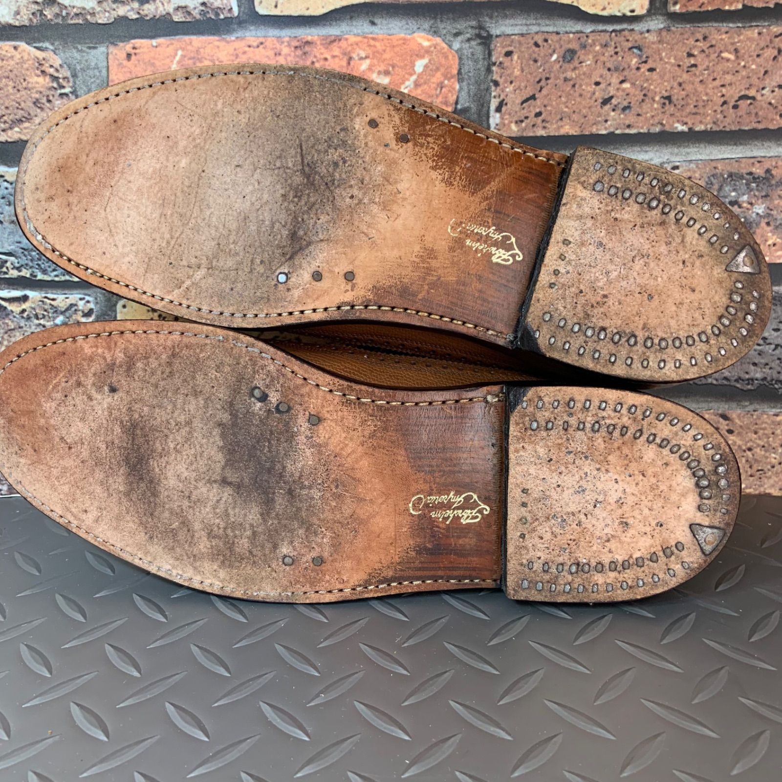 美品！フローシャイムインペリアル ウイングチップ ケンムーア シボ革8D 美品/希少品” FLORSHEIM（フローシャイム）Imperial ロング