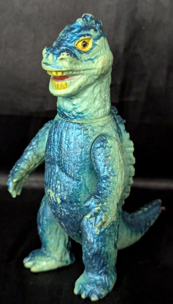 ブルマァク ミドルサイズ ゴジラ ブルマァク 復刻 ゴジラ ゴジラブルー成型 ミドル ソフビ
