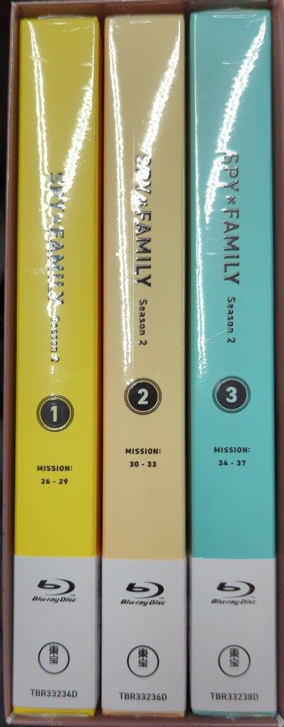 アニメBlu-ray 未開封・初回・BOX付)SPY×FAMILY Season2 全3巻 セット