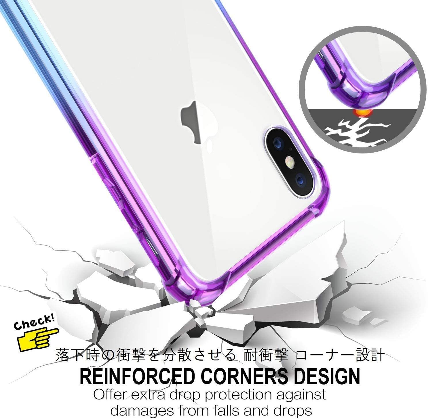 残り1点 iPhoneXs iPhoneX ケース iPh Purple 711 - メルカリShops