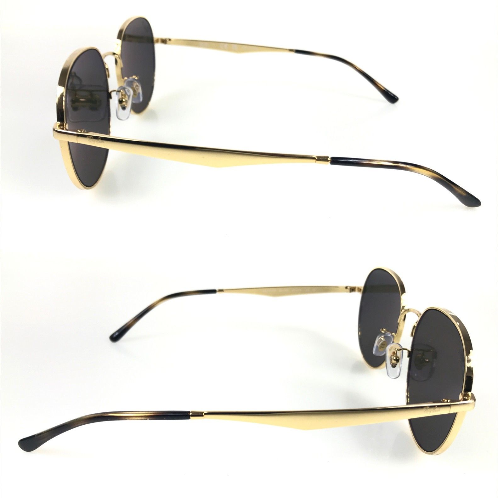 Ray-Ban ブラウン サングラス レイバン Ray-Ban サングラス ラウンド 偏光レンズ RB3727D 001