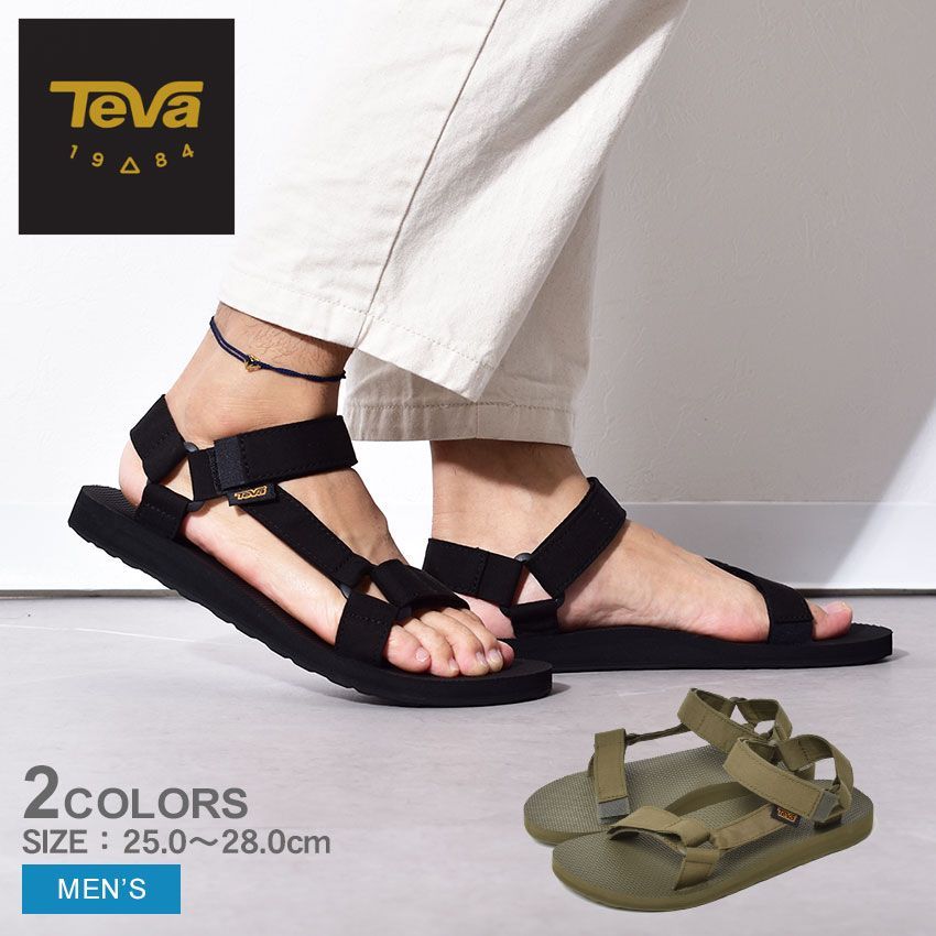 テバ サンダル 1124038 メンズ オリジナル ユニバーサル キャンバス TEVA カラー:02.ダークオリーブ 品番：1507-0132
