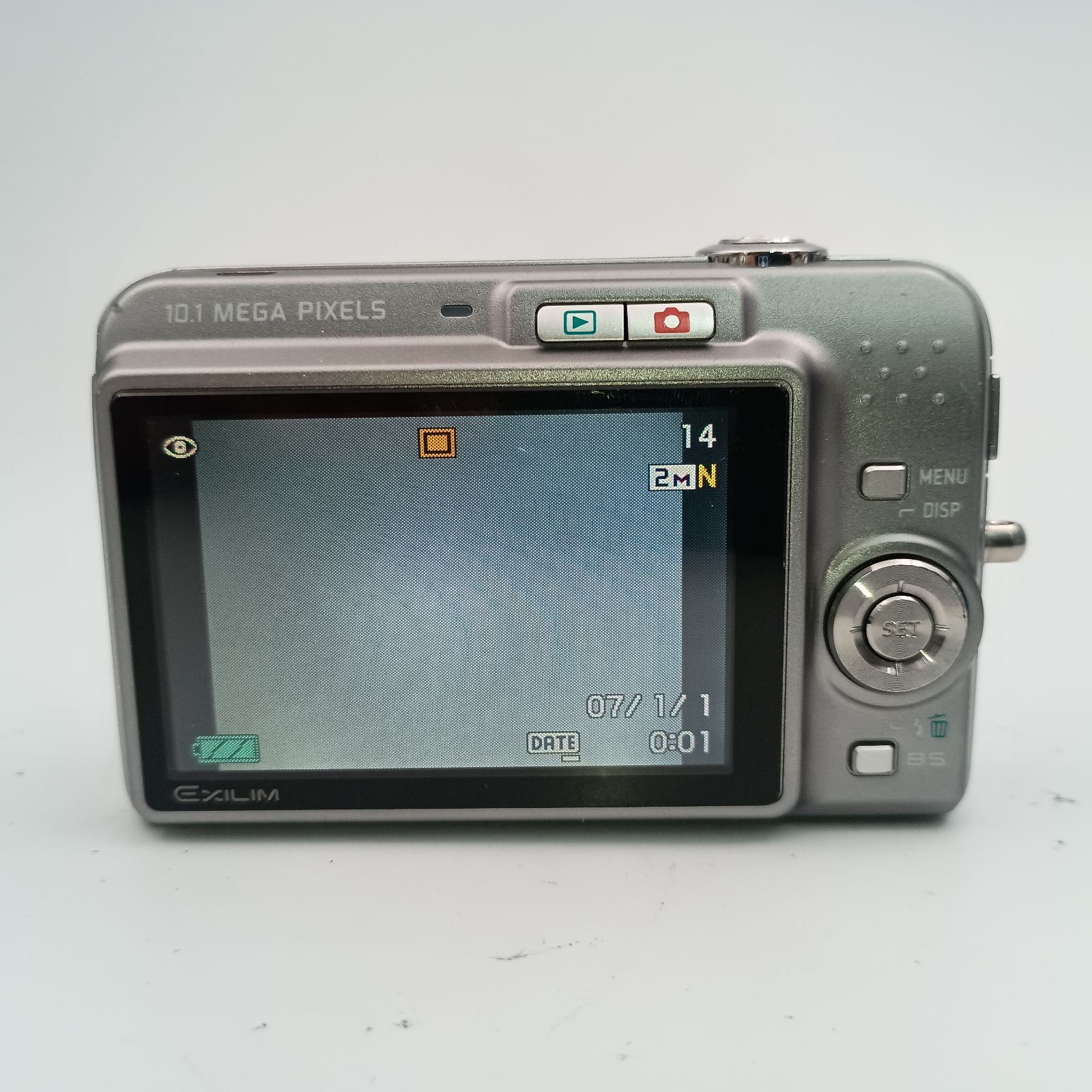 【S2263】 CASIO EXILIM EX-Z1080 カシオ エクシリム CASIO EXILIM EX-Z1080 COMPACT DIGITAL CAMERA SILVER シルバー
