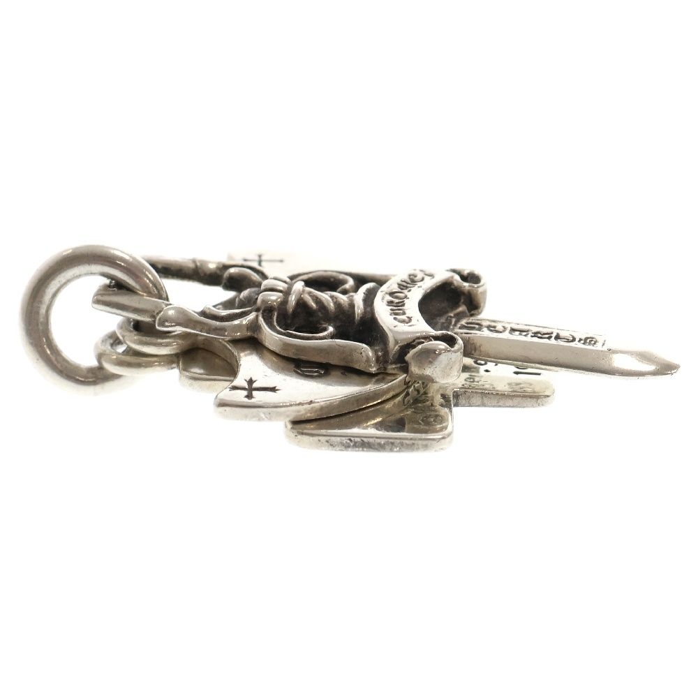 クロムハーツ 3トリンケッツ ペンダント SV925 オールド シルバー