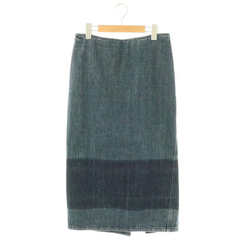 マルニ MARNI デニムスカート ロング タイト 38 インディゴブルー |DO OS