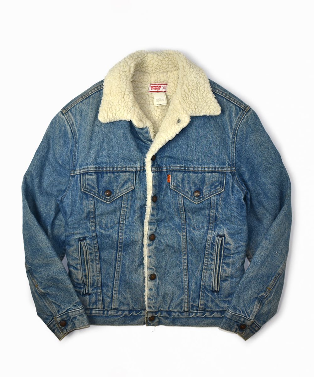 70～80's USA製 リーバイス 70608 0213 デニムボアジャケット 36