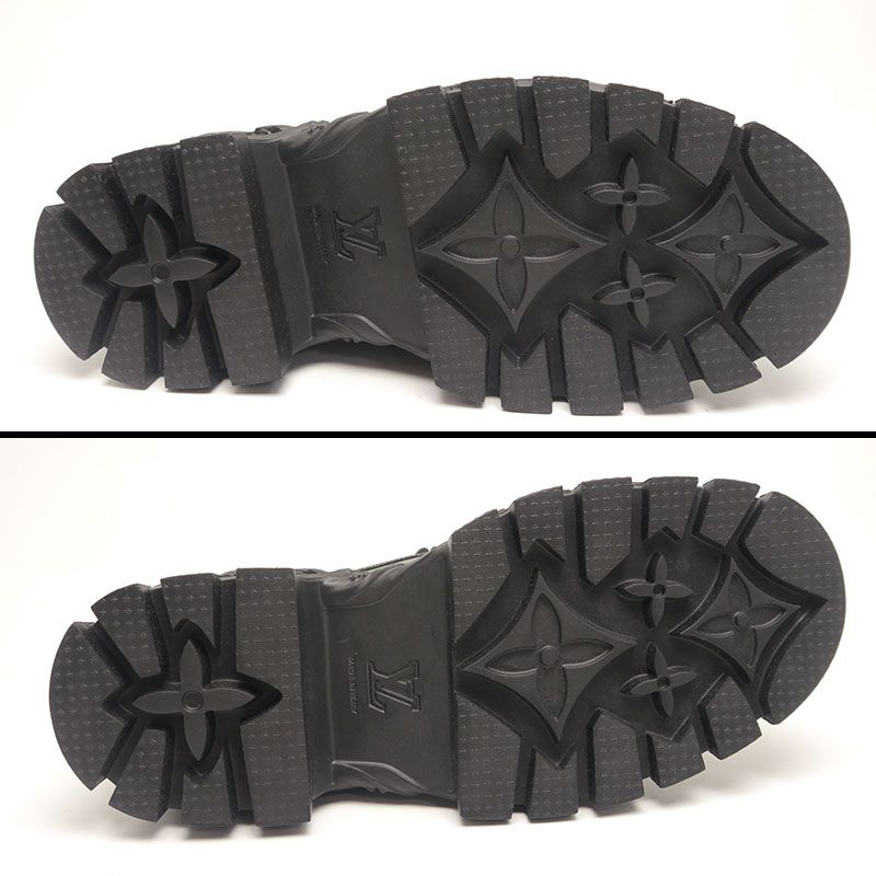 ルイヴィトン バロックライン アンクルブーツ 1AAH5U 8 ブラック