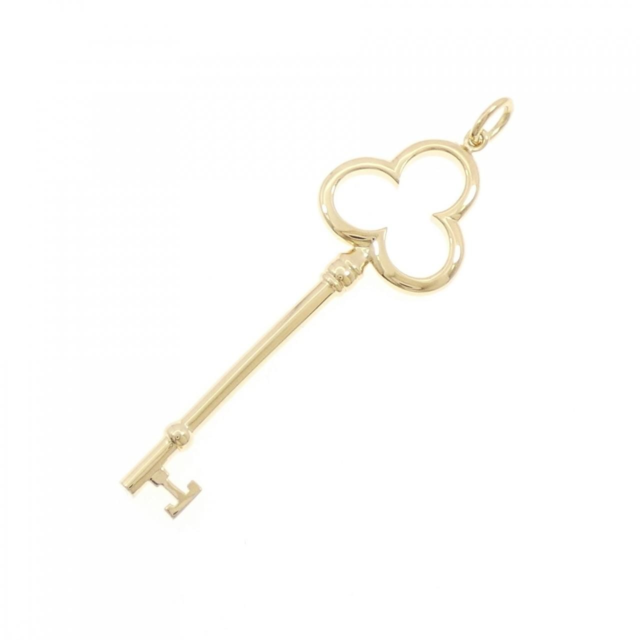 ティファニー トレフォイル キー ペンダント