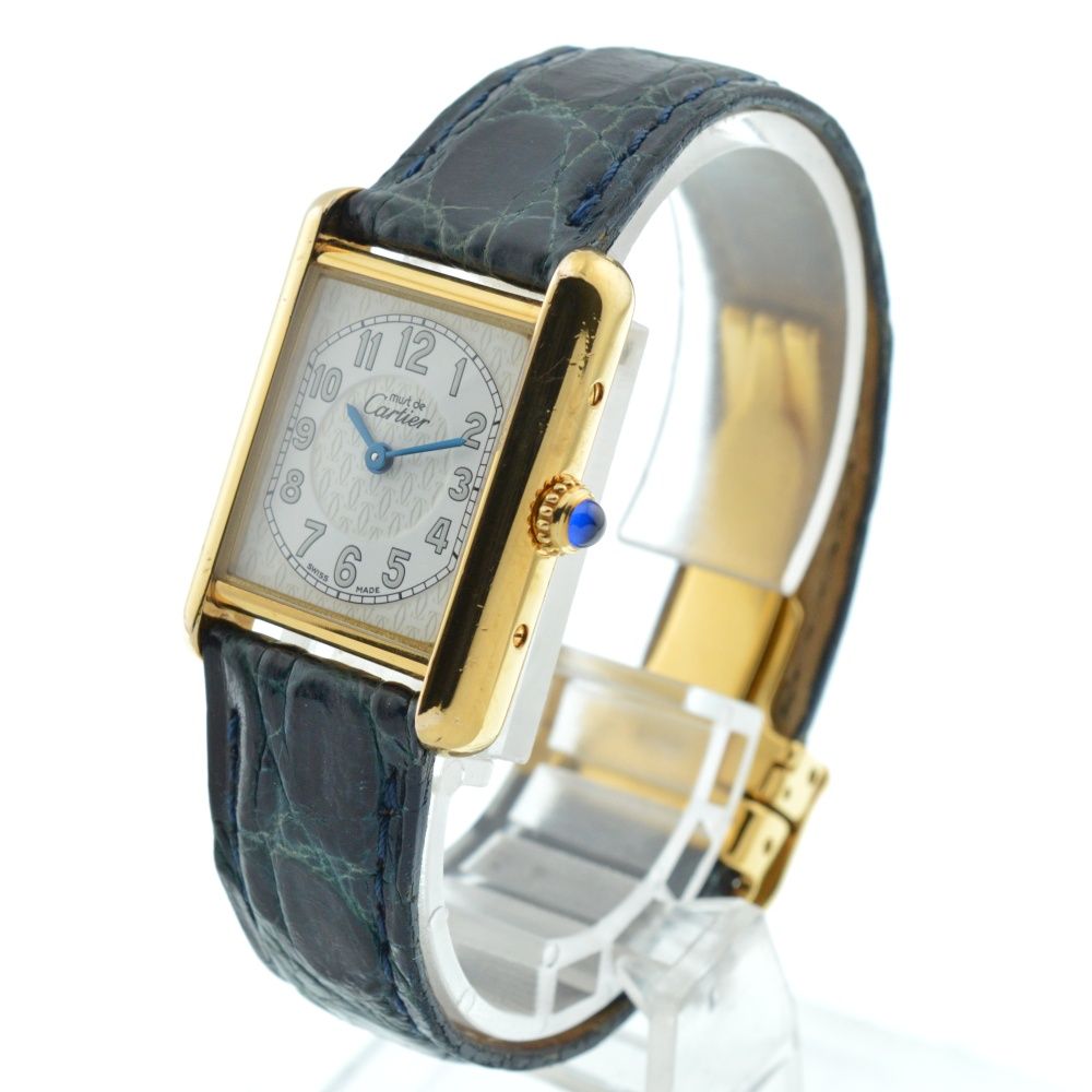 カルティエ CARTIER W1013854 マストタンク SV925(GP)/レザー カルティエ CARTIER W1013854 マストタンク SV925(GP)/レザー