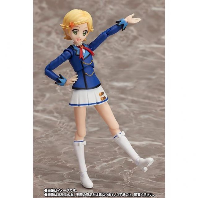 S.H.Figuarts 氷上スミレ、新条ひなき（冬制服ver.）セット『アイカツ