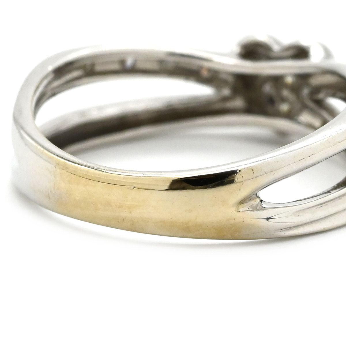 リング 指輪 ダイヤリング K14WG ダイヤモンド ホワイトゴールド  