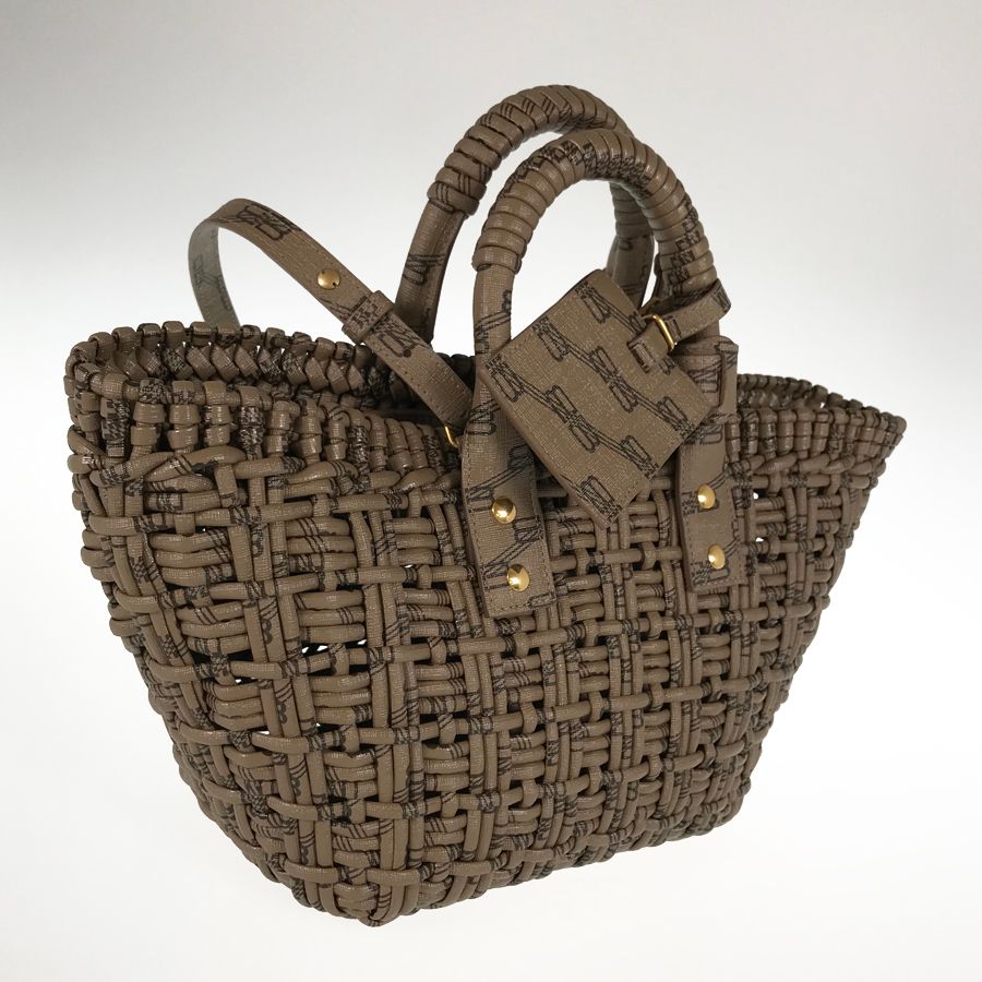 バレンシアガ BALENCIAGA ビストロ XS 671432 ポリエステル トート 