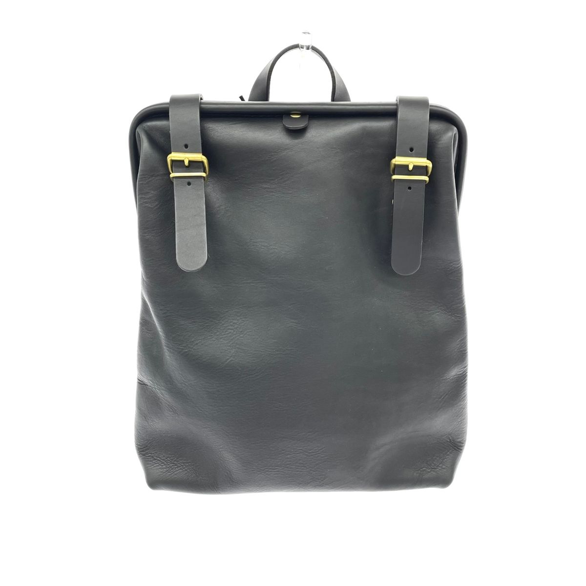 美品 HERZ ヘルツ ラックスリュック R-143-N ブラック レザー