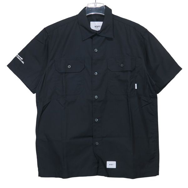 WTAPS 半袖シャツ Mサイズ WTVUA DECK wtaps ダブルタップス deck 半袖 シャツ ショートオリーブ ロゴ