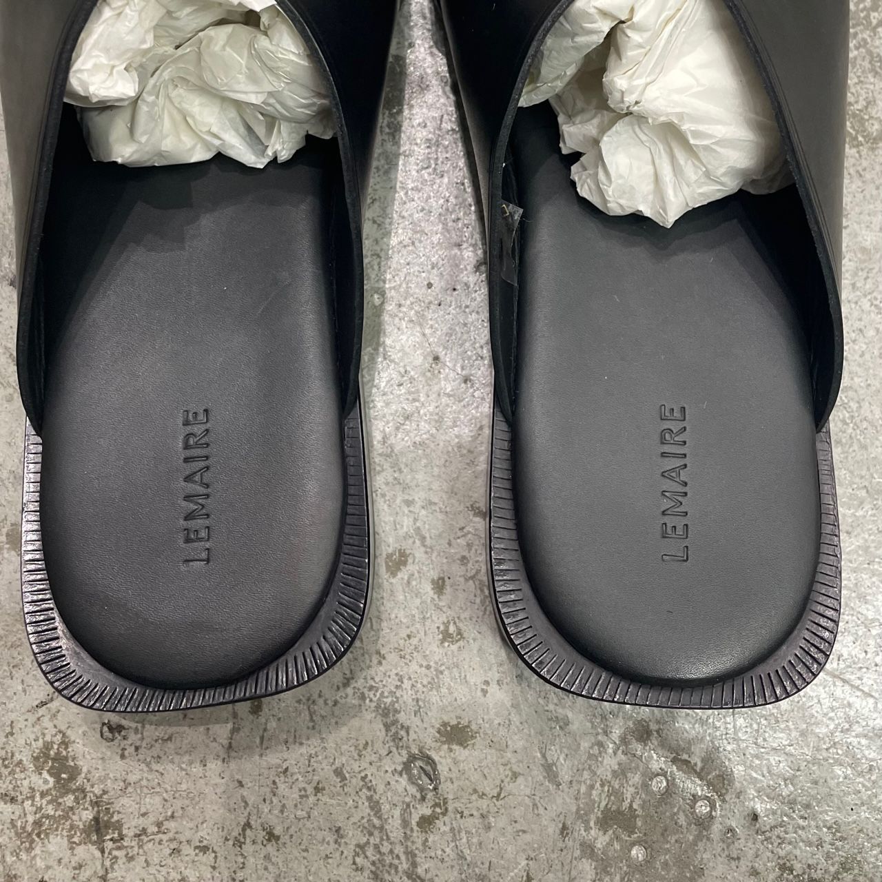 参考上代93060円 未使用品 LEMAIRE 25SS CROSS FLAT SANDALS クロス